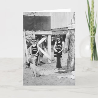 Carte Tricot Venise Gardiens de sauvetage, début des ann