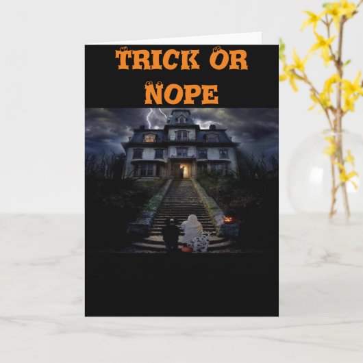 Carte Tricoter ou pas (Fleur jaune)