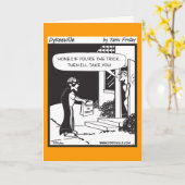 Carte Tricoter ou traiter (Fleur jaune)