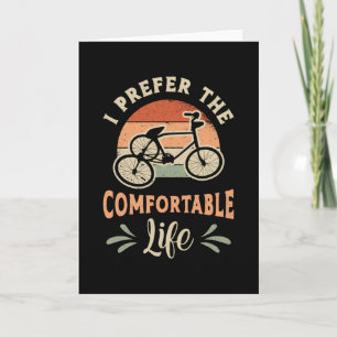 Carte Tricycle Triker Je Préfère Le Confortable Vintage