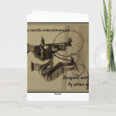 Carte tricycle vintage (Dos)
