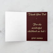 Carte tricycle vintage (Intérieur)