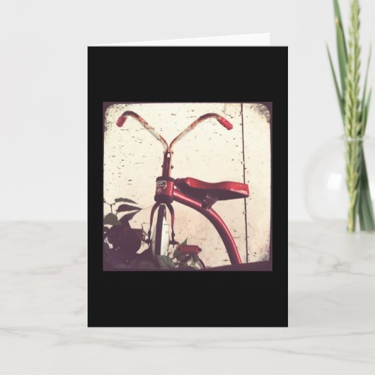 Carte Tricycle vintage (Devant)