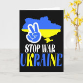 Carte Trident ukrainien Drapeau ukrainien Drapeau ukrain (Fleur jaune)