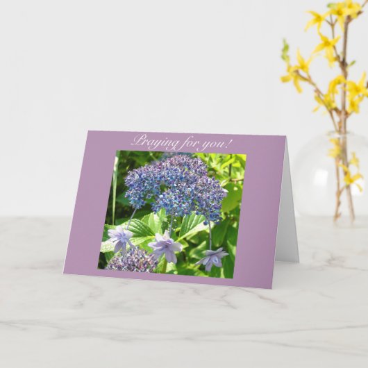 Carte Trinity Prier Pour Vous (Fleur jaune)