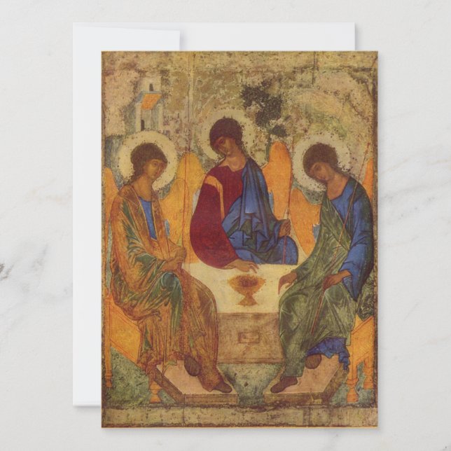 Carte Trinity Rublev à la table (Devant)