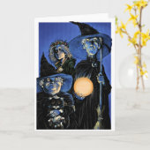 Carte Trio de sorcières (Fleur jaune)