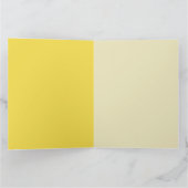 Carte Trio de tournesol en burlap- nom jour (Intérieur)