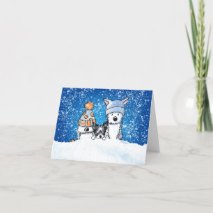 Carte Trio d'hiver KiniArt