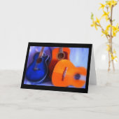 Carte Trio guitare (Fleur jaune)