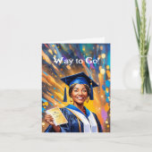 Carte Triomphe intemporel - Célébrer votre diplôme (Devant)