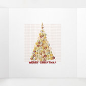 Carte Triple Arbre de Noël (Intérieur au milieu)