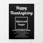 Carte triple Black Thanksgiving Business (Page de couverture)