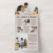 Carte triplée du bulletin de vacances (À l'intérieur)