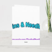 Carte Triplets et bulles de calmar d'anniversaire (Dos)