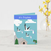 Carte Triplets modifiables (Fleur jaune)