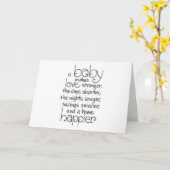 CARTE TRIPLETS TRIPLETS LES JOIES DE PARENTHOOD (Fleur jaune)