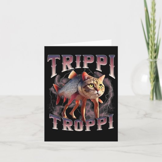 Carte Trippi Troppi - Italien Brainrot Meme Cat (Devant)