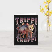 Carte Trippi Troppi - Italien Brainrot Meme Cat (Fleur jaune)
