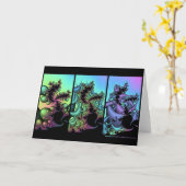 Carte Triptyque #3 de fractale (Fleur jaune)