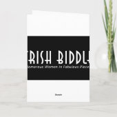 Carte Trish Biddle - tennis sur la Riviera (Dos)