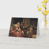 Carte Tristan et Isolde, Edmund Blair Leighton, 1902 (Fleur jaune)