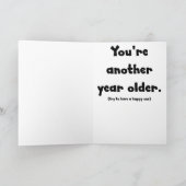 Carte Triste anniversaire (Intérieur)