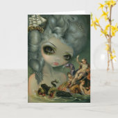 Carte "Triumph of Galatea" Greeting Card (Fleur jaune)