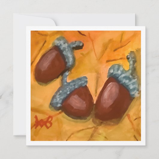 Carte Trois Acorns (Devant)