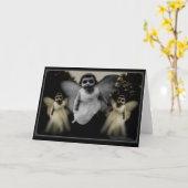 Carte Trois anges (Fleur jaune)