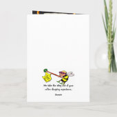 Carte Trois Anniversaire d'alarme (Dos)