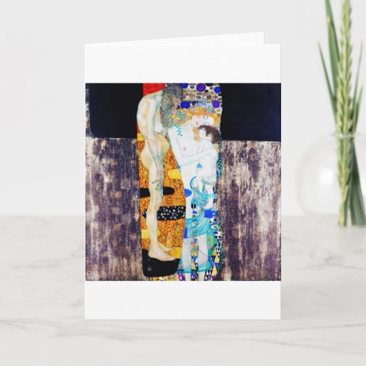 Carte Trois ans de vie, Gustav Klimt (Devant)