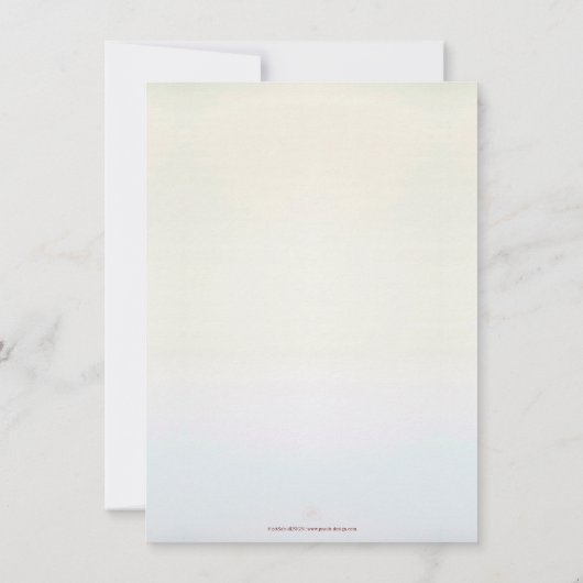 Carte Trois boules de noël devant un arrière - plan lége (Dos)