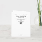 Carte Trois chats sur une branche (Dos)