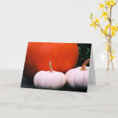 Carte Trois citrouilles (Fleur jaune)