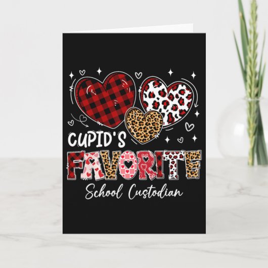 Carte Trois cœurs Concierge de l'école préférée de Cupid (Devant)