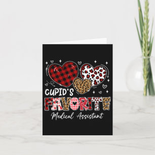 Carte Trois cœurs préférés de Cupidon Medical Istant Val