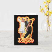 Carte Trois compagnons de compagnie Danser des colocatai (Fleur jaune)