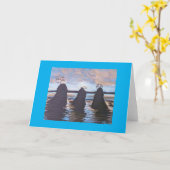 Carte trois dames (Fleur jaune)
