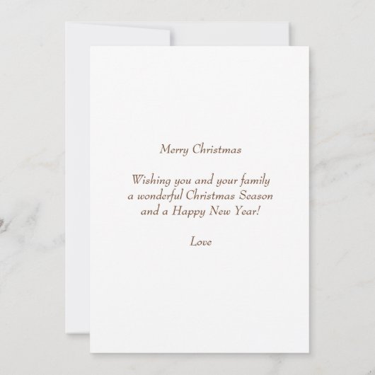 Carte Trois gnomes de Noël en rouge (Dos)