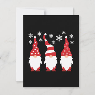 Carte Trois Gnomes Pour Les Vacances