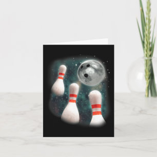 Carte Trois Lune à bougie 3 Épingle à boeufs Étrange Bow
