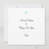 Carte Trois Lutins de Noël (Dos)