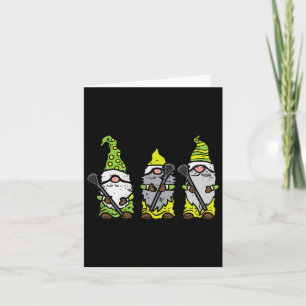 Carte Trois Nordiques Gnomes Lacrosse Tomte Lax Joueur H