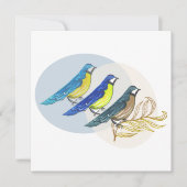 Carte Trois oiseaux (Devant)