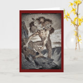 Carte Trois ont dirigé le monstre (Fleur jaune)