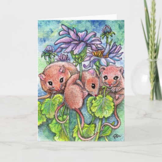 Carte Trois petites souris (Devant)