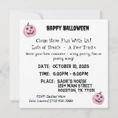 Carte Trois petits fantômes (Dos)