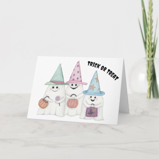 Carte Trois petits fantômes (Devant)