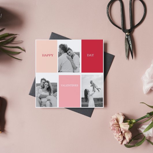 Carte Trois photos | Bonne Saint Valentin